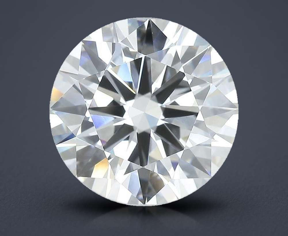 6.94 Carat Round Lab Diamond
