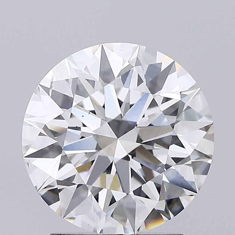 2.16ct E SI1 Rare Carat Ideal Cut Round Lab Grown Diamond