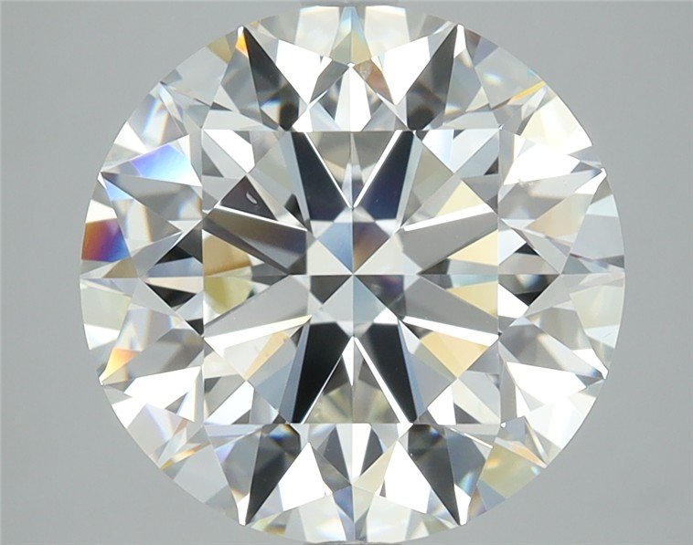 5.01ct I SI1 Rare Carat Ideal Cut Round Diamond