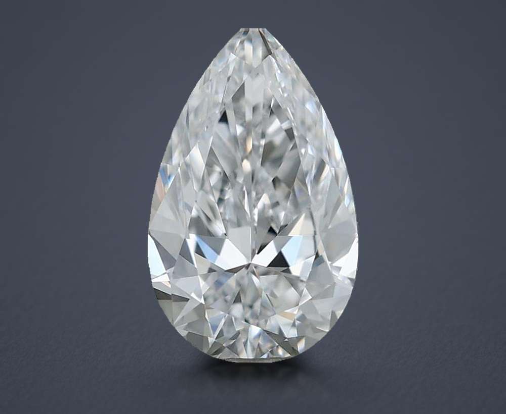 0.50 Carat Pear Natural Diamond