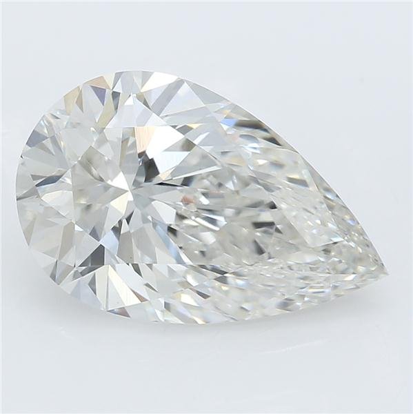 2.17ct H VVS2 Rare Carat Ideal Cut Pear Lab Grown Diamond