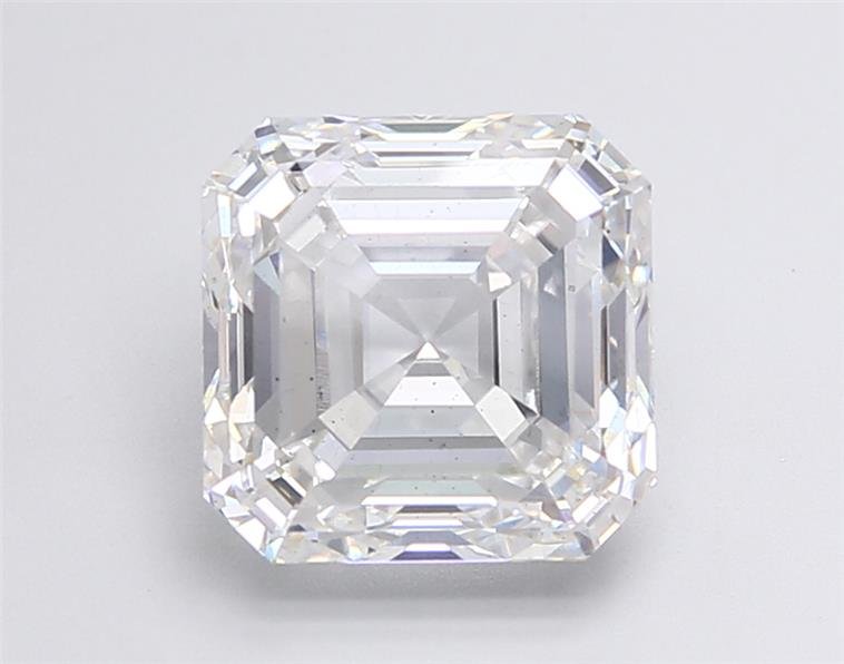 6.33ct E VS2 Rare Carat Ideal Cut Asscher Lab Grown Diamond