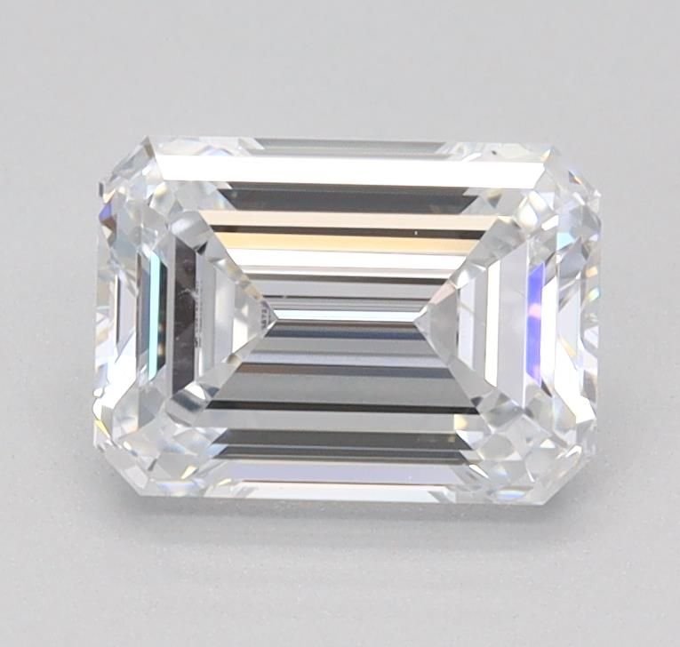 0.99ct E VS1 Rare Carat Ideal Cut Emerald Lab Grown Diamond