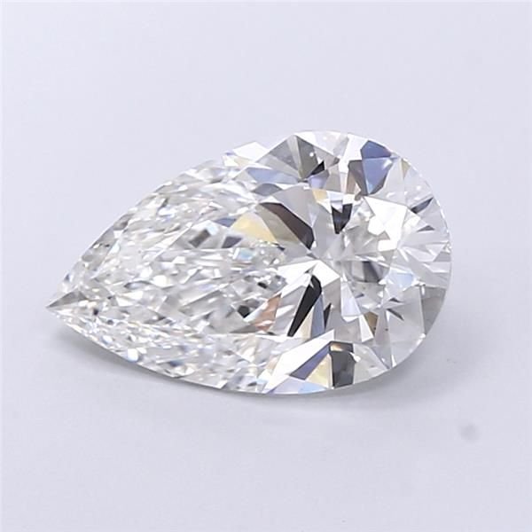 2.81ct E VS1 Rare Carat Ideal Cut Pear Lab Grown Diamond