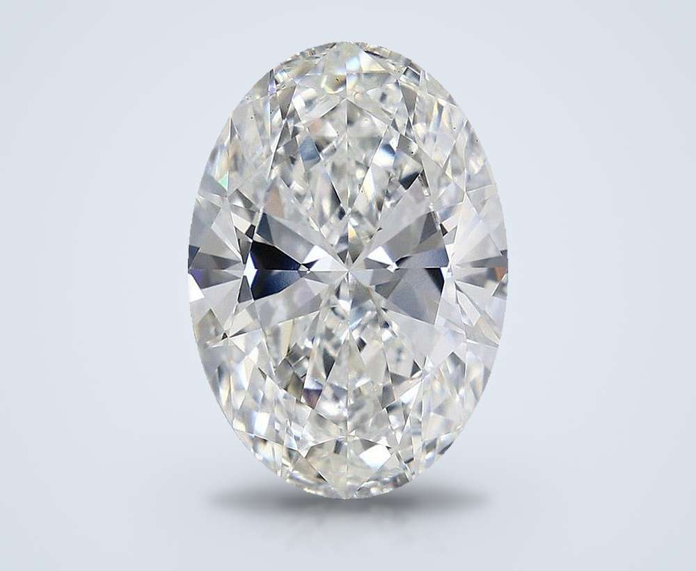 6.79 Carat Oval Lab Diamond
