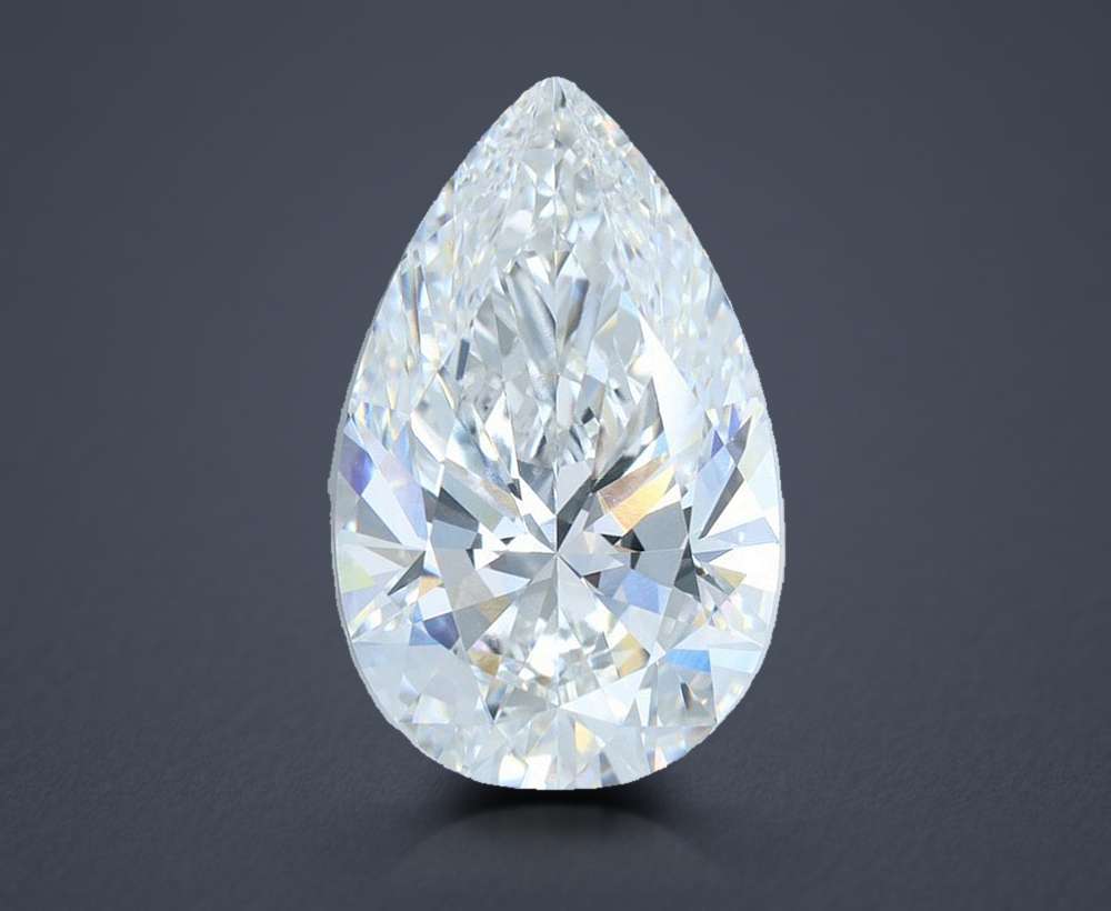 8.05 Carat Pear Lab Diamond