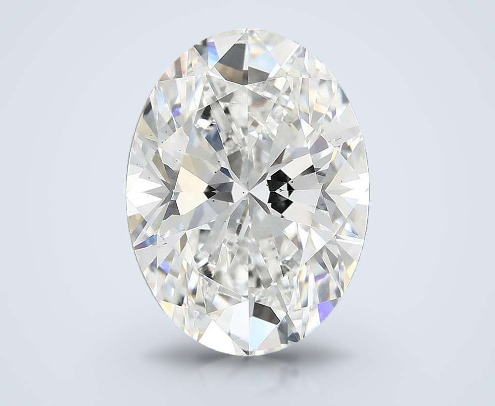 3.92 Carat Oval Lab Diamond