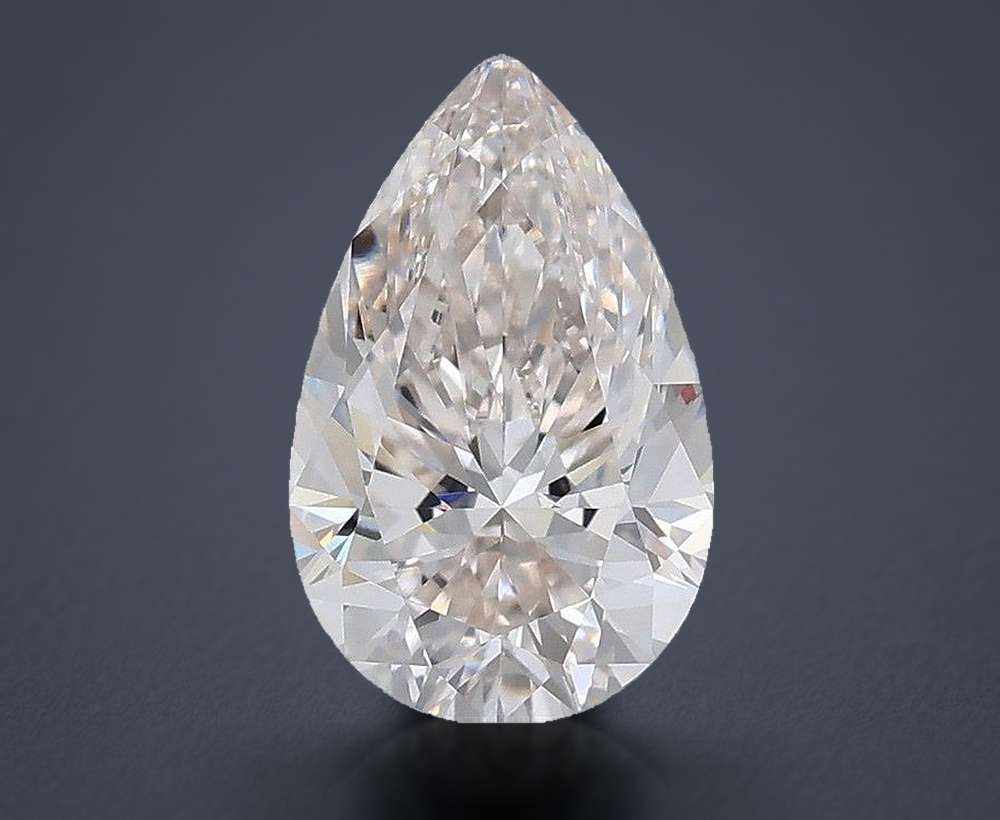 1.00 Carat Pear Lab Diamond