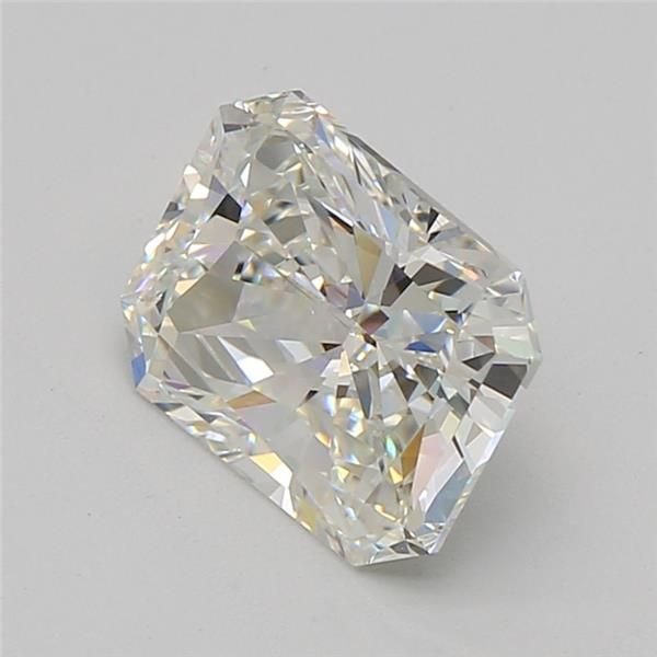 3.05ct J SI2 Rare Carat Ideal Cut Radiant Diamond