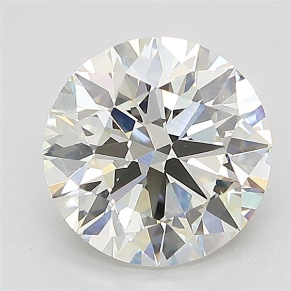2.10ct J VS1 Rare Carat Ideal Cut Round Lab Grown Diamond