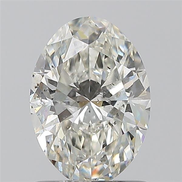 0.93ct J SI2 Rare Carat Ideal Cut Oval Diamond