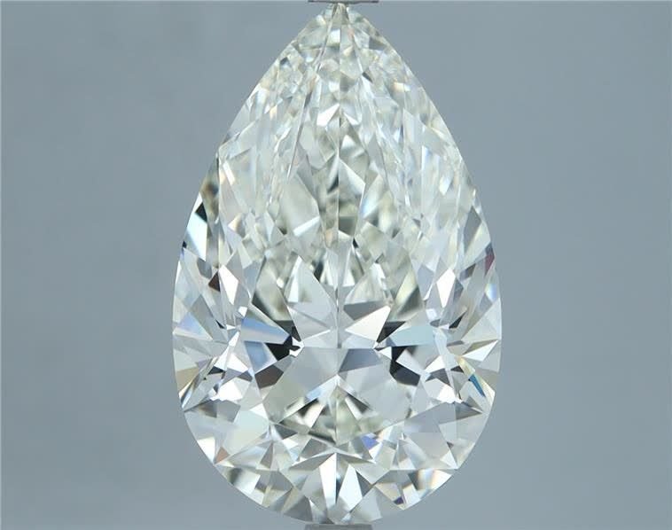 5.09ct H VVS1 Rare Carat Ideal Cut Pear Diamond