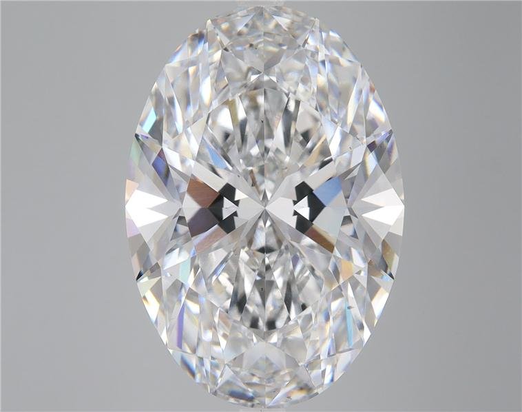 11.78ct E VS2 Rare Carat Ideal Cut Oval Lab Grown Diamond