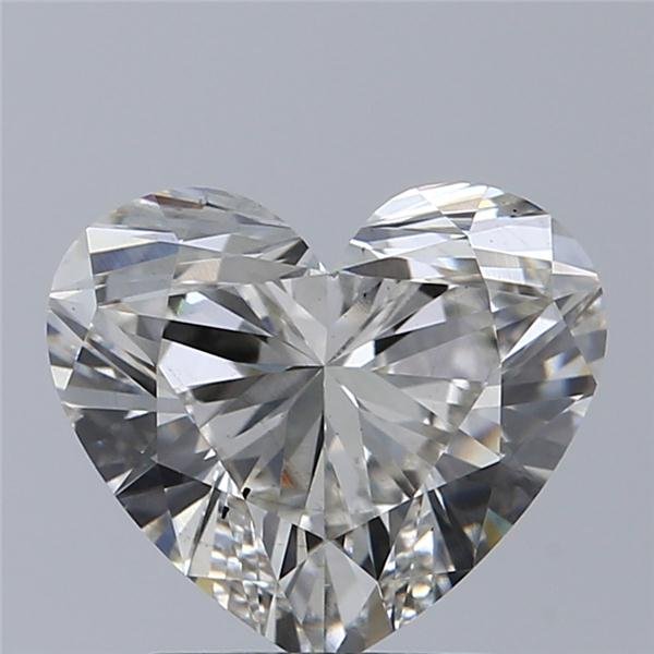 1.70ct H VS2 Rare Carat Ideal Cut Heart Lab Grown Diamond