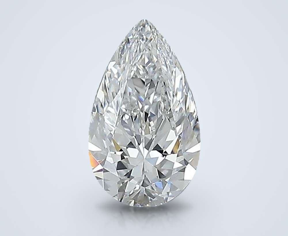 0.50 Carat Pear Natural Diamond