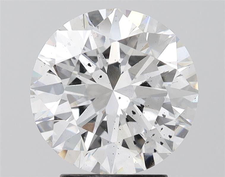 3.00ct F SI2 Excellent Cut Round Lab Grown Diamond