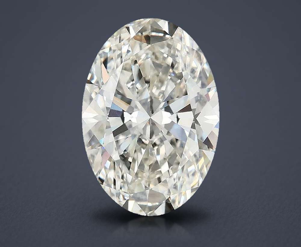 3.82 Carat Oval Lab Diamond