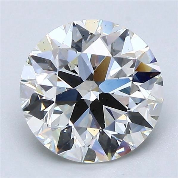 2.02ct J SI1 Rare Carat Ideal Cut Round Diamond