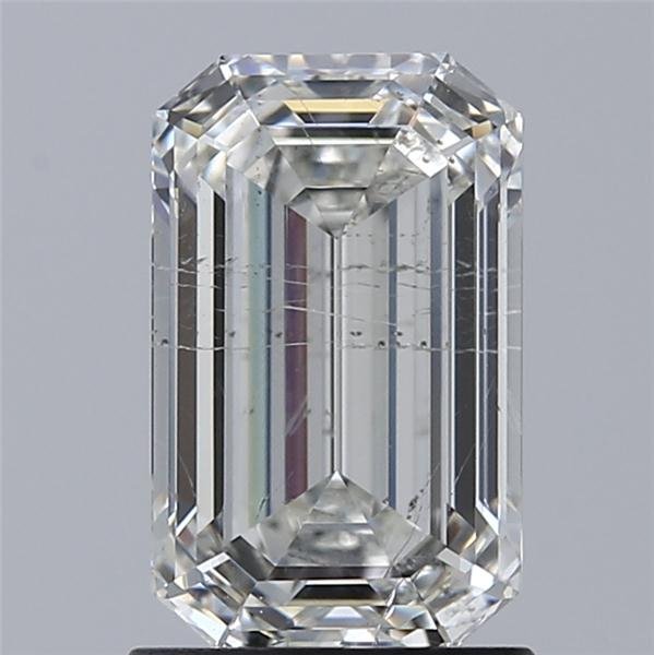 1.70ct I SI2 Rare Carat Ideal Cut Emerald Diamond