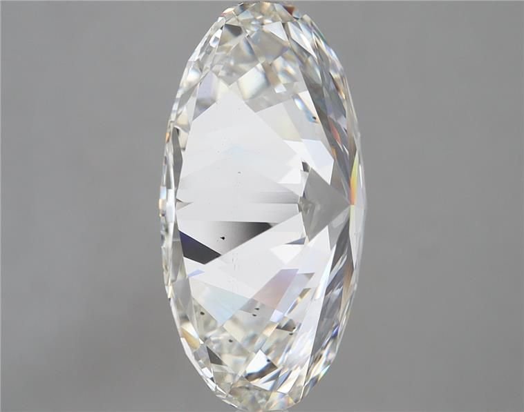 6.15ct H VS2 Rare Carat Ideal Cut Oval Lab Grown Diamond