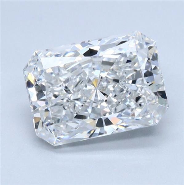 1.55ct E SI1 Rare Carat Ideal Cut Radiant Lab Grown Diamond