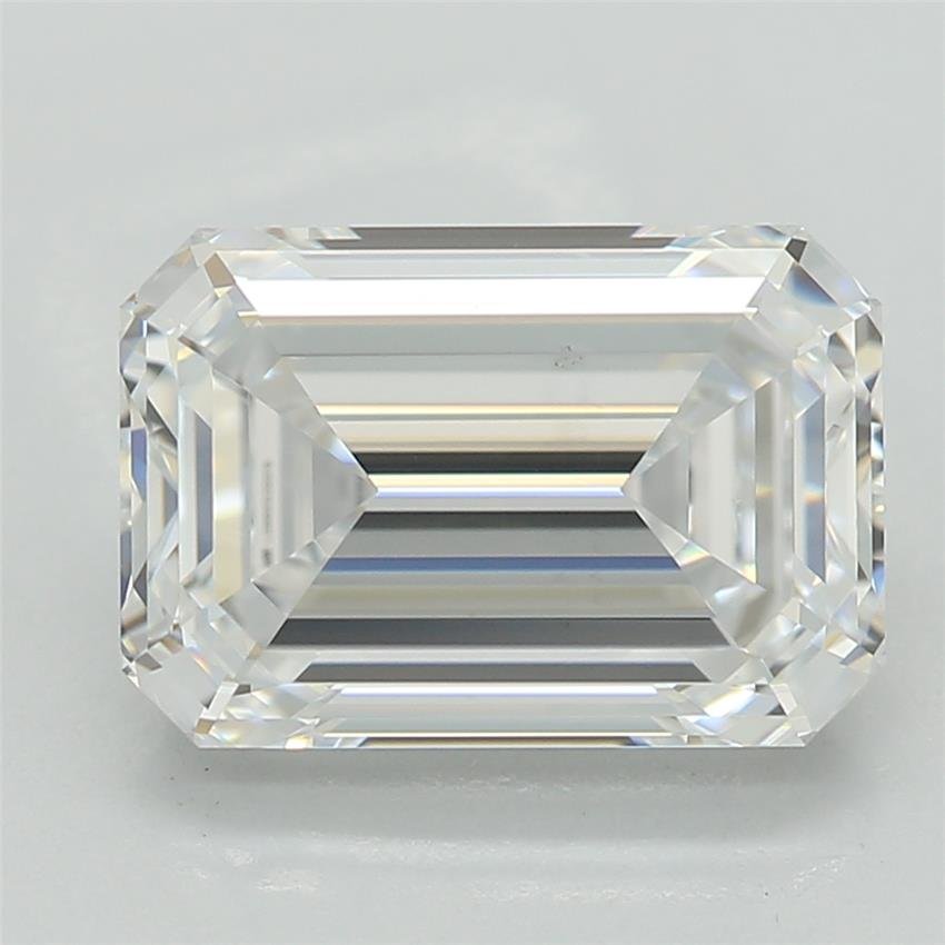 2.05ct D VS1 Excellent Cut Emerald Lab Grown Diamond