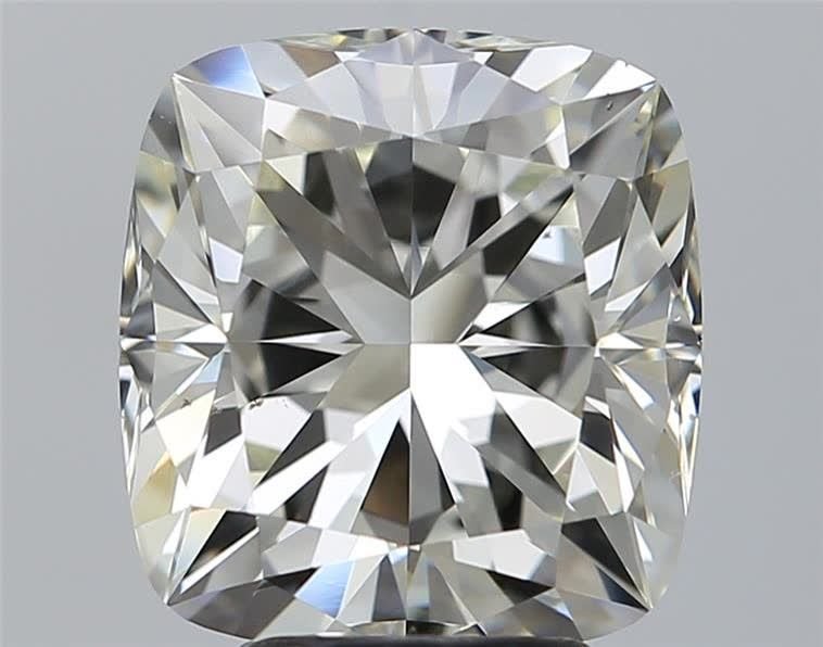 4.04ct K VS2 Rare Carat Ideal Cut Cushion Diamond