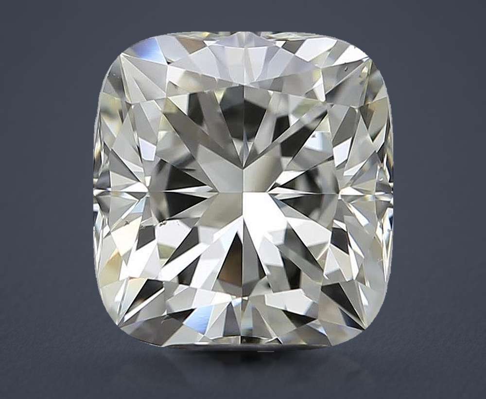 4.04 Carat Cushion Natural Diamond