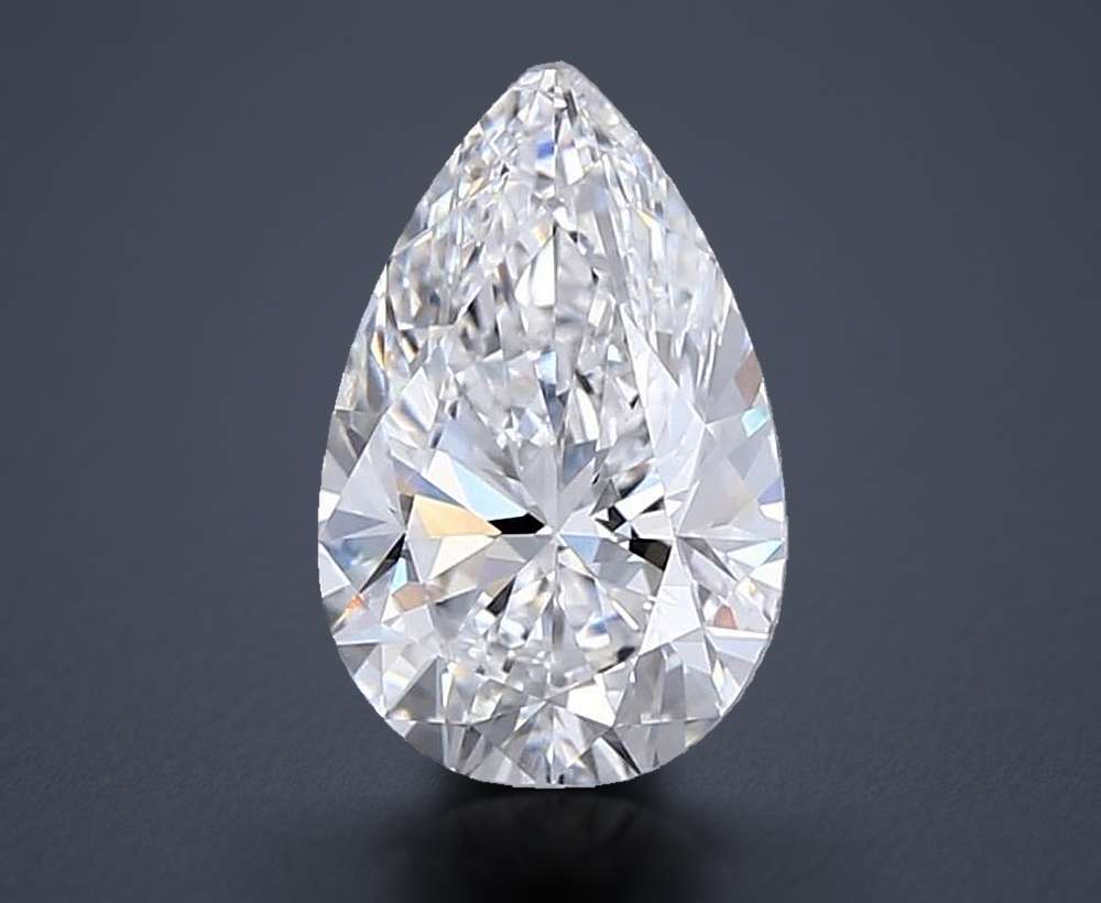 2.00 Carat Pear Lab Diamond