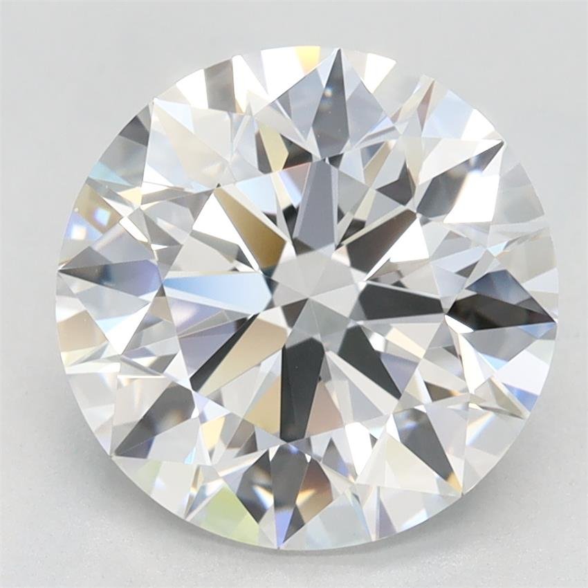 2.86ct D VVS1 Rare Carat Ideal Cut Round Lab Grown Diamond