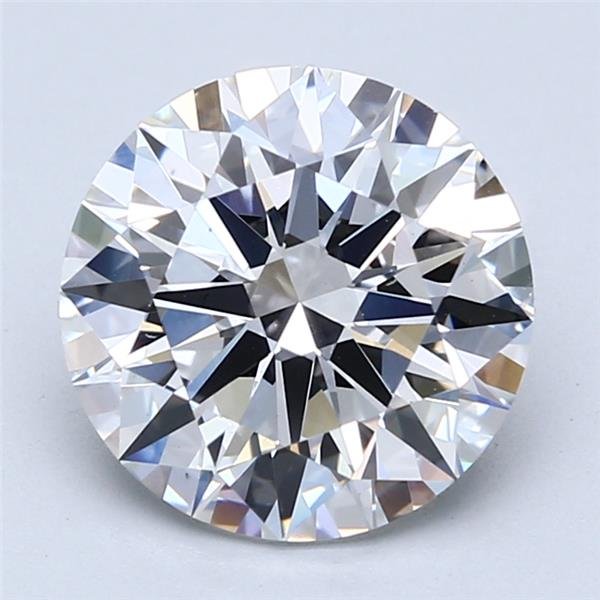 3.22ct E VS2 Rare Carat Ideal Cut Round Lab Grown Diamond