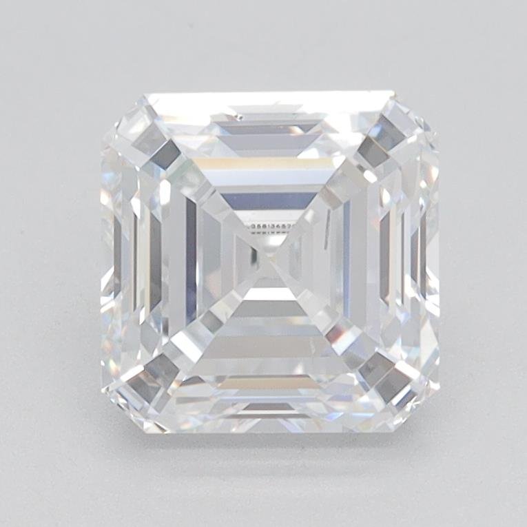 1.70ct F SI1 Rare Carat Ideal Cut Asscher Lab Grown Diamond