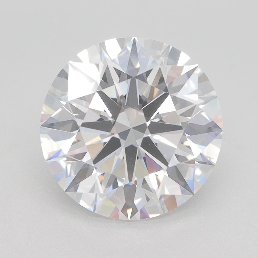 3.83ct F VVS2 Rare Carat Ideal Cut Round Lab Grown Diamond