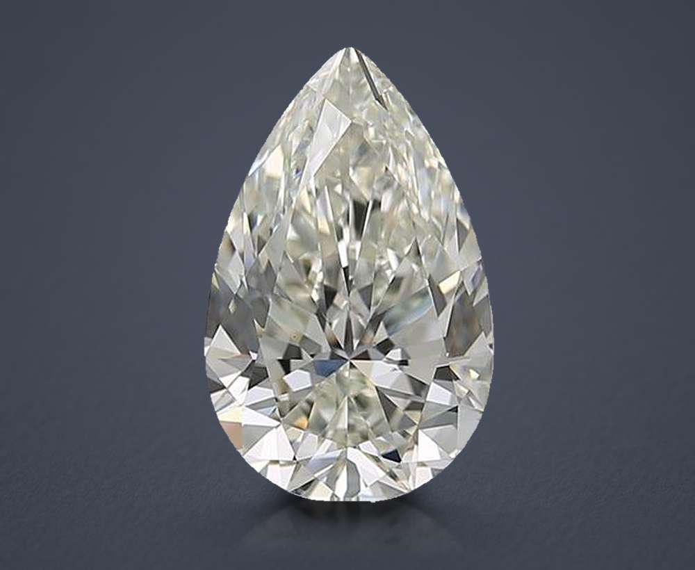 3.50 Carat Pear Natural Diamond