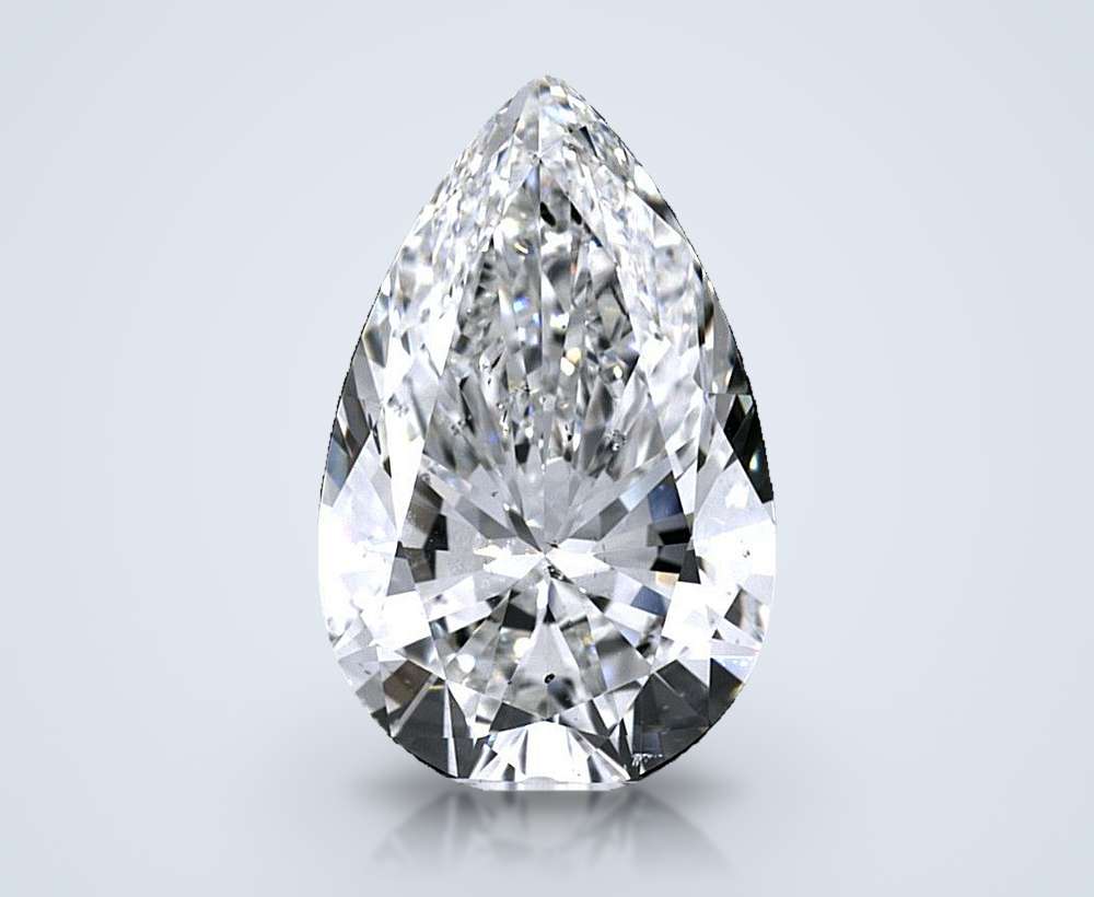 3.42 Carat Pear Natural Diamond