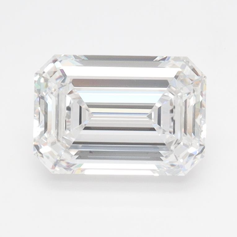 1.38ct D VVS2 Rare Carat Ideal Cut Emerald Lab Grown Diamond