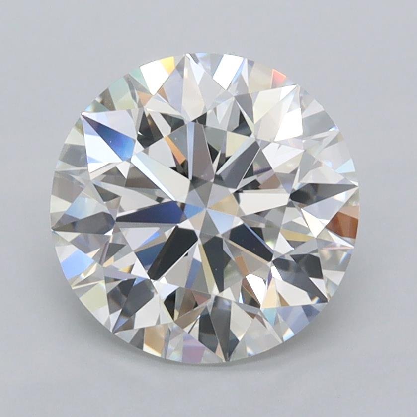 2.27ct F FL Rare Carat Ideal Cut Round Lab Grown Diamond