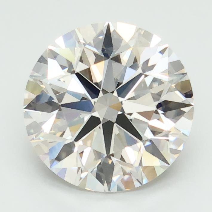 2.81ct F VVS2 Rare Carat Ideal Cut Round Lab Grown Diamond