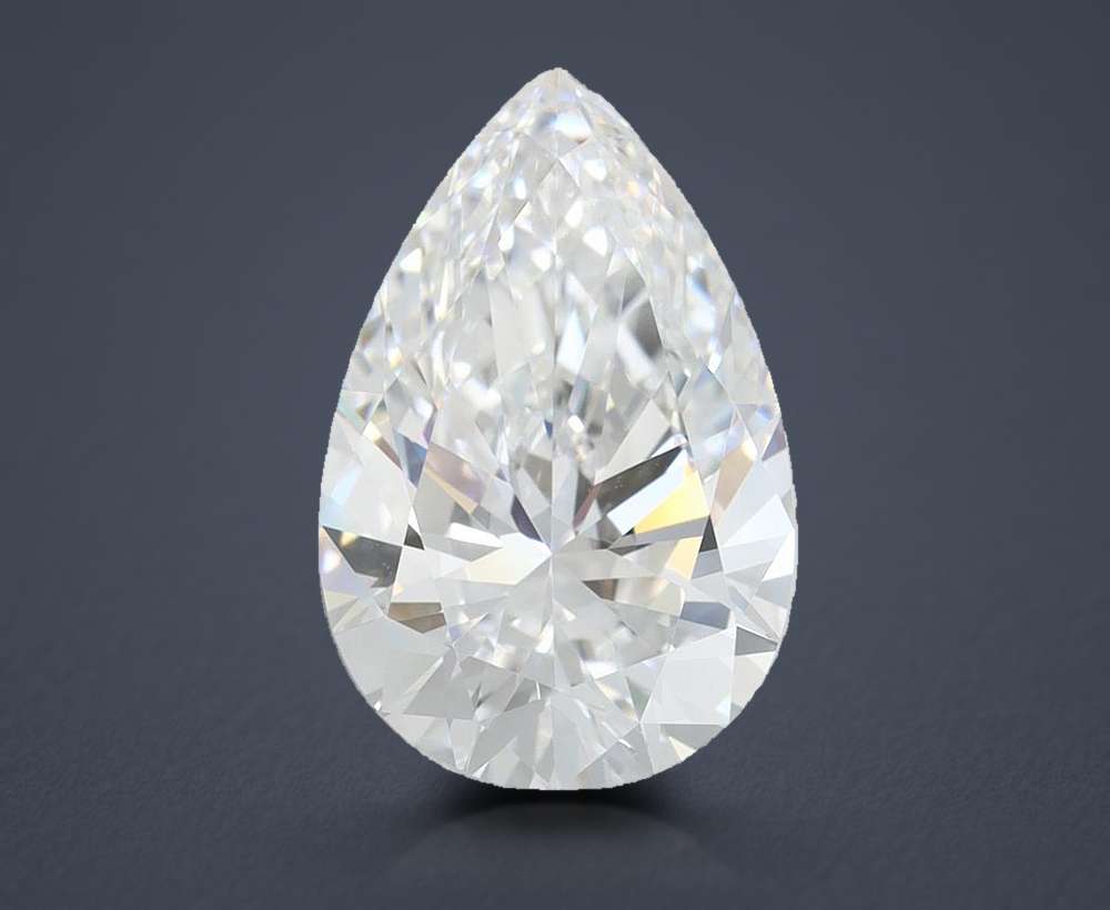 3.00 Carat Pear Lab Diamond