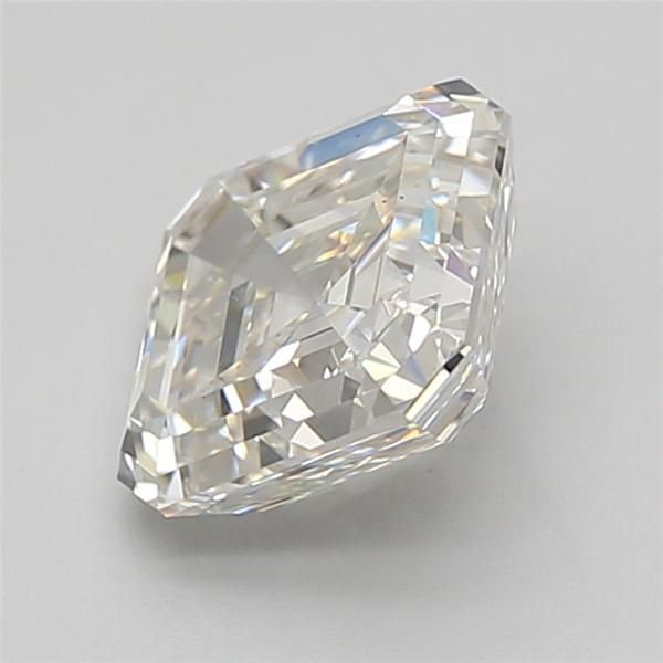 3.08ct H VS2 Excellent Cut Asscher Lab Grown Diamond
