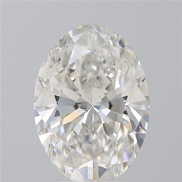 3.66ct H SI1 Rare Carat Ideal Cut Oval Lab Grown Diamond