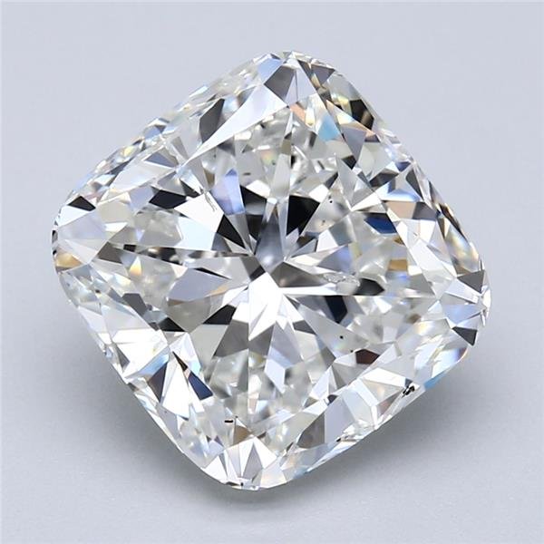 5.28ct G SI2 Very Good Cut Cushion Diamond