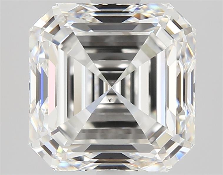 2.12ct G VS2 Rare Carat Ideal Cut Asscher Diamond