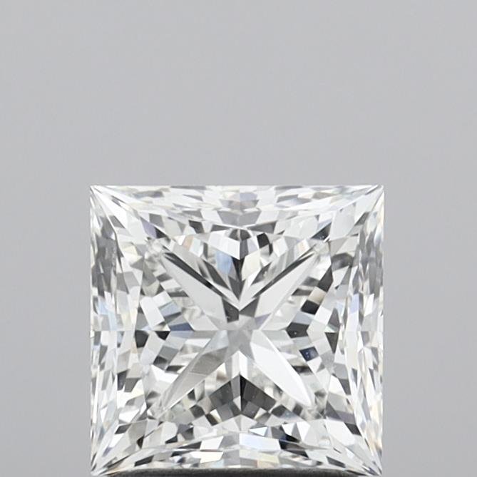 1.83ct F VVS2 Rare Carat Ideal Cut Princess Lab Grown Diamond