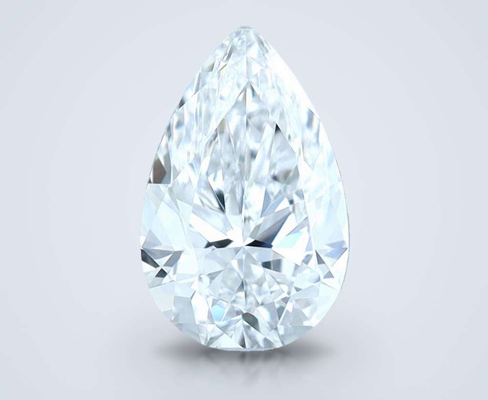 0.50 Carat Pear Natural Diamond