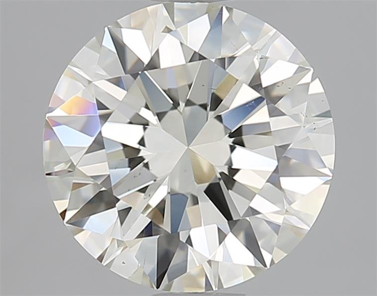 2.11ct K VS2 Rare Carat Ideal Cut Round Diamond