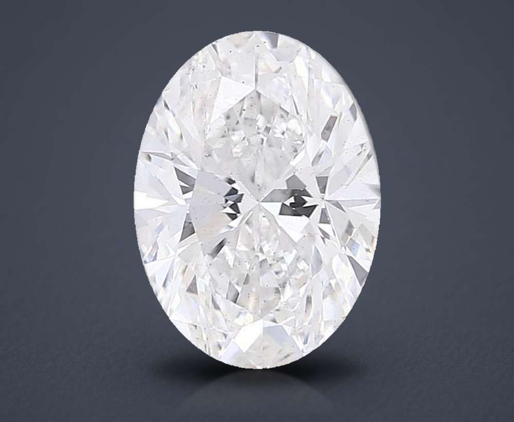 3.70 Carat Oval Lab Diamond