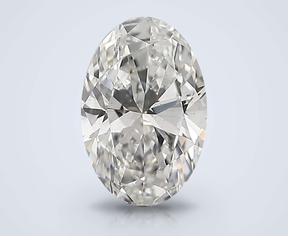 0.77 Carat Oval Lab Diamond