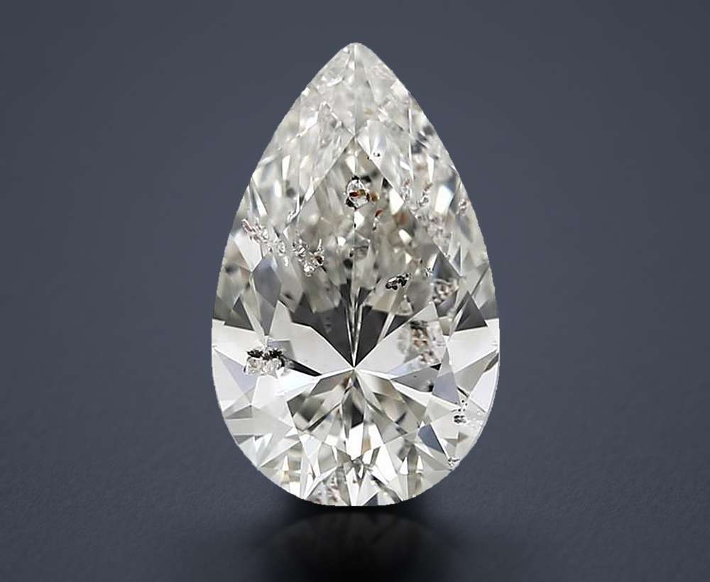 2.10 Carat Pear Natural Diamond