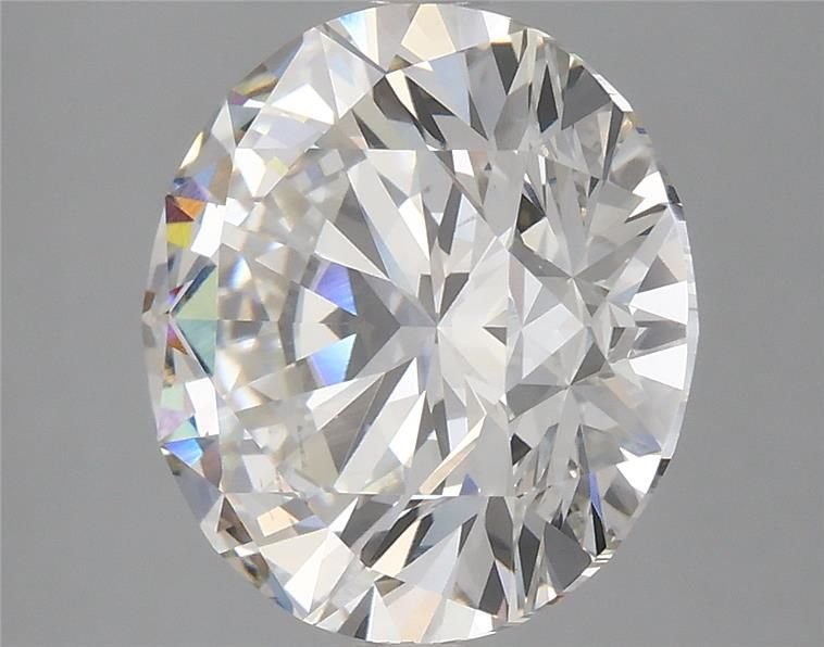 5.26ct H VS2 Rare Carat Ideal Cut Round Lab Grown Diamond